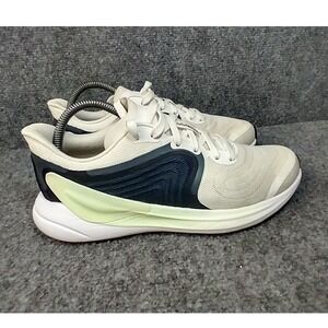 Lululemon Blissfeel 2 Running Shoes Womens 8.5 White Black Lime LW9EPYS